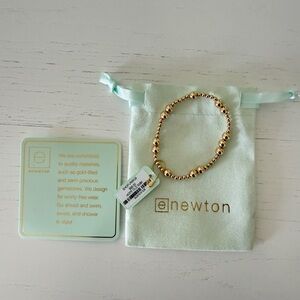 ENewton Gold Beaded Stretch Bracelet